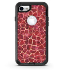 Red Watercolor Giraffe Pattern - iPhone 7 or 8 OtterBox Case & Skin Kits