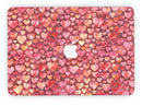 Red Watercolor Hearts - MacBook Pro with Retina Display Full-Coverage Skin Kit