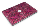 Red Watercolor Leopard Pattern - MacBook Air Skin Kit