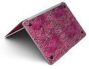 Red Watercolor Leopard Pattern - MacBook Air Skin Kit