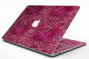 Red Watercolor Leopard Pattern - MacBook Air Skin Kit