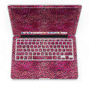 Red Watercolor Leopard Pattern - MacBook Pro with Retina Display Full-Coverage Skin Kit