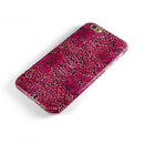 Red Watercolor Leopard Pattern iPhone 6/6s or 6/6s Plus 2-Piece Hybrid INK-Fuzed Case