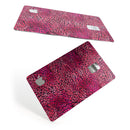 Red Watercolor Leopard Pattern - Premium Protective Decal Skin-Kit for the Apple Credit Card
