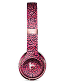 Red Watercolor Leopard Pattern Full-Body Skin Kit for the Beats by Dre Solo 3 Wireless Headphones