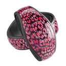 Red Watercolor Leopard Pattern - Decal Skin Wrap Kit for the Disney Magic Band