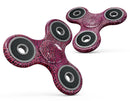 Red Watercolor Leopard Pattern Full-Body Fidget Spinner Skin-Kit