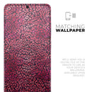 Red Watercolor Leopard Pattern - Premium Vinyl Skin Decal for Samsung Galaxy S25 Ultra, S24, S23, S22 & All Galaxy S Models