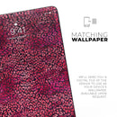 Red Watercolor Leopard Pattern - Full Body Skin Decal for the Apple iPad Pro 12.9", 11", 10.5", 9.7", Air or Mini (All Models Available)
