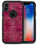 Red Watercolor Leopard Pattern - iPhone X OtterBox Case & Skin Kits