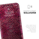 Red Watercolor Leopard Pattern - Vinyl Skin Wrap for iPhone 17 Pro Max, 17 Pro, 17 Air, 17, 16 & All Models — Soft Matte or Ultra Gloss