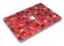 Red Watercolor Patchwork - MacBook Air Skin Kit