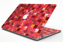 Red Watercolor Patchwork - MacBook Air Skin Kit