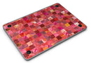 Red Watercolor Patchwork - MacBook Air Skin Kit