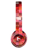 Red Watercolor Patchwork Full-Body Skin Kit for the Beats by Dre Solo 3 Wireless Headphones