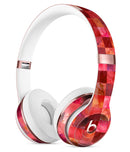 Red Watercolor Patchwork Full-Body Skin Kit for the Beats by Dre Solo 3 Wireless Headphones