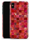 Red Watercolor Patchwork - iPhone X Clipit Case