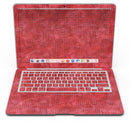 Red Watercolor Polka Dots - MacBook Air Skin Kit
