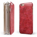 Red Watercolor Polka Dots iPhone 6/6s or 6/6s Plus 2-Piece Hybrid INK-Fuzed Case