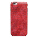 Red Watercolor Polka Dots iPhone 6/6s or 6/6s Plus 2-Piece Hybrid INK-Fuzed Case