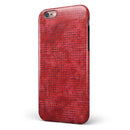 Red Watercolor Polka Dots iPhone 6/6s or 6/6s Plus 2-Piece Hybrid INK-Fuzed Case
