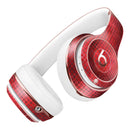 Red Watercolor Polka Dots Full-Body Skin Kit for the Beats by Dre Solo 3 Wireless Headphones