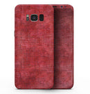 Red Watercolor Polka Dots - Samsung Galaxy S8 Full-Body Skin Kit