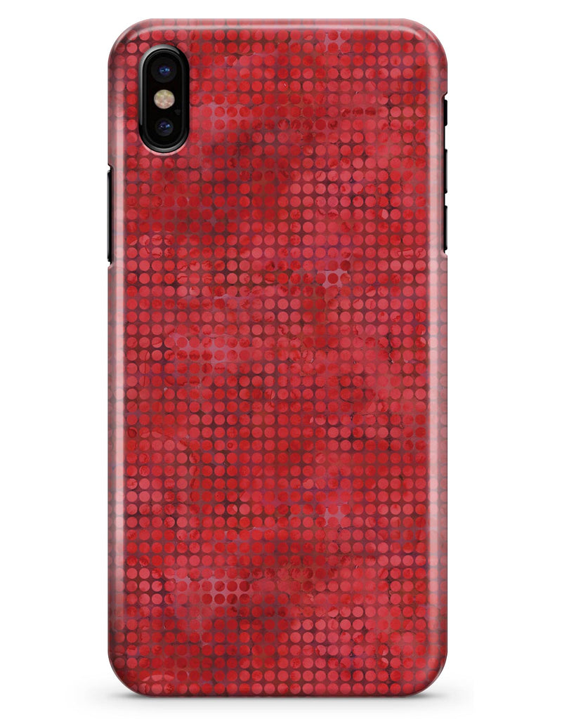 Red Watercolor Polka Dots - iPhone X Clipit Case