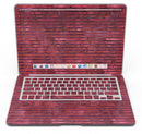 Red Watercolor Stripes - MacBook Air Skin Kit