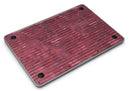 Red Watercolor Stripes - MacBook Air Skin Kit