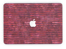 Red Watercolor Stripes - MacBook Pro with Retina Display Full-Coverage Skin Kit