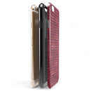 Red Watercolor Stripes iPhone 6/6s or 6/6s Plus 2-Piece Hybrid INK-Fuzed Case