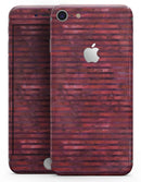 Red Watercolor Stripes - Skin-kit for the iPhone 8 or 8 Plus