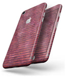 Red Watercolor Stripes - Skin-kit for the iPhone 8 or 8 Plus