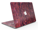 Red Watercolor Woodgrain - MacBook Air Skin Kit