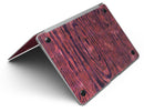 Red Watercolor Woodgrain - MacBook Air Skin Kit