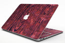 Red Watercolor Woodgrain - MacBook Air Skin Kit