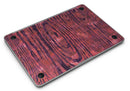 Red Watercolor Woodgrain - MacBook Air Skin Kit
