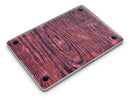 Red Watercolor Woodgrain - MacBook Pro with Retina Display Full-Coverage Skin Kit