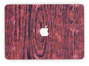 Red Watercolor Woodgrain - MacBook Pro with Retina Display Full-Coverage Skin Kit