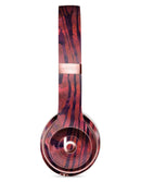 Red Watercolor Woodgrain Full-Body Skin Kit for the Beats by Dre Solo 3 Wireless Headphones