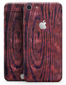 Red Watercolor Woodgrain - Skin-kit for the iPhone 8 or 8 Plus