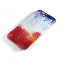 Red White & Blue Paint Splotches iPhone 6/6s or 6/6s Plus 2-Piece Hybrid INK-Fuzed Case