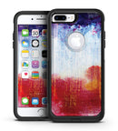Red White & Blue Paint Splotches - iPhone 7 or 7 Plus Commuter Case Skin Kit