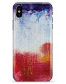 Red White & Blue Paint Splotches - iPhone X Clipit Case