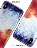 Red White & Blue Paint Splotches - iPhone X Clipit Case