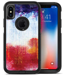 Red White & Blue Paint Splotches - iPhone X OtterBox Case & Skin Kits