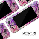 Red White Dragon Vein Agate Skin // Skin Decal Wrap Kit for Nintendo Switch Console & Dock, Joy-Cons, Pro Controller, Lite, 3DS XL, 2DS XL, DSi, or Wii - Vinyl Skin Wrap for Nintendo Switch 2, OLED, Lite, Pro Controller, Wii & Classic Handhelds