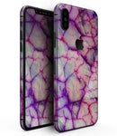Red White Dragon Vein Agate Skin - iPhone XS MAX, XS/X, 8/8+, 7/7+, 5/5S/SE Skin-Kit (All iPhones Available)