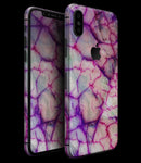 Red White Dragon Vein Agate Skin - iPhone XS MAX, XS/X, 8/8+, 7/7+, 5/5S/SE Skin-Kit (All iPhones Available)